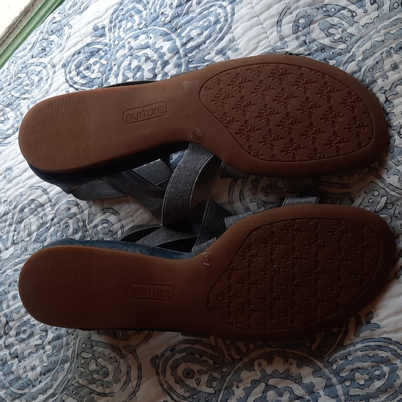 Blue denim flats - Picture 8 of 10